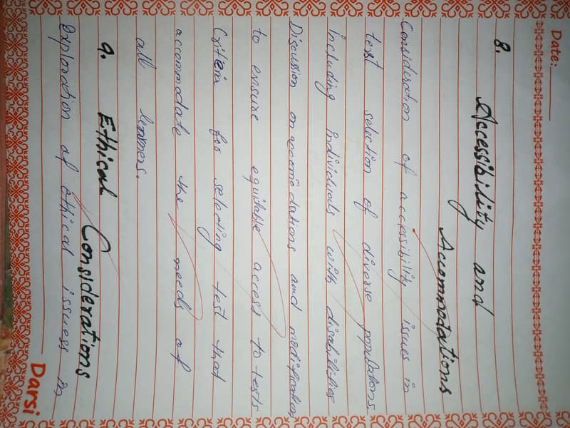 Hand writing assignment 6