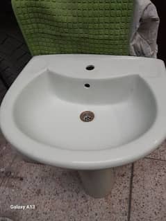 wash basin with stand