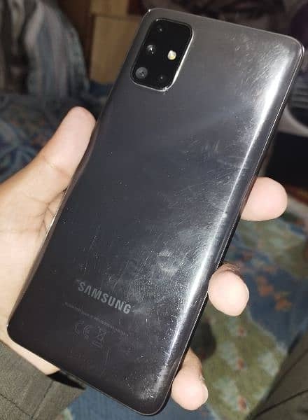 Galaxy M31s Front Glass Break 2