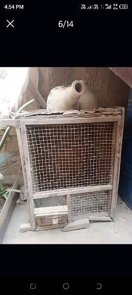 Cage Pinjra 12 portion for Parrots finches Dove small birds 11