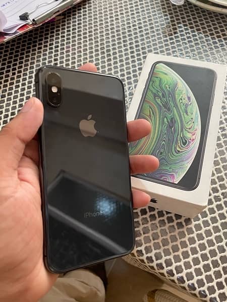 Iphone xs 256Gb dual pta approved with box 5