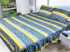 bedsheets of king sized bed