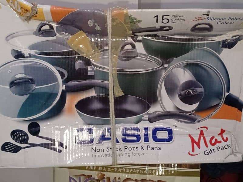 Dinner Set & Non Stick Cookware Set available for sale 3