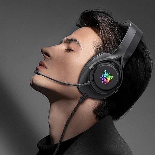 ONIKUMA X16 Wired RGB Over-ear Gaming Headset with Noise Cancelling M 1