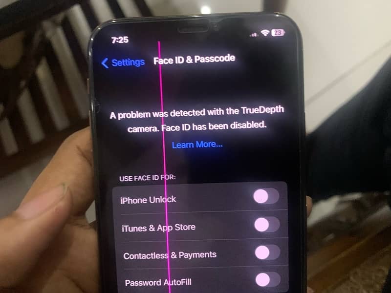 iPhone XS 64 GB Non PTA Screen line Face ID 4