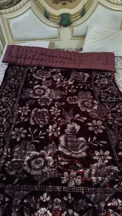 2-PCS SINGLE BED RAZAI FILLED WITH COTTON VALVET | SHANIL COVER