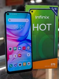 Infinix hot 10  6/128 box and mobile 0