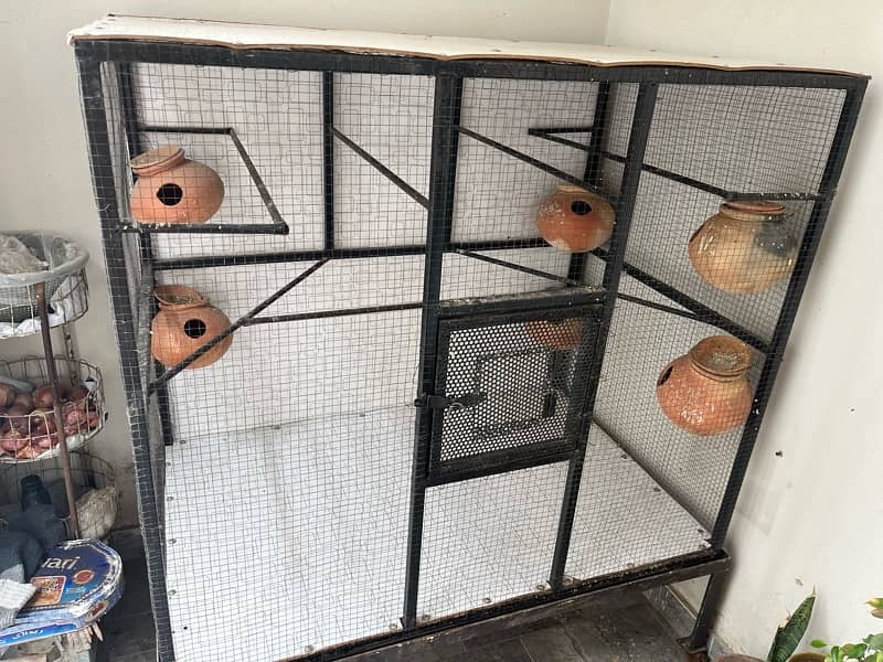 Cage |for Parrots  | High quality profile pipe | With Iron stand | 4ft 0