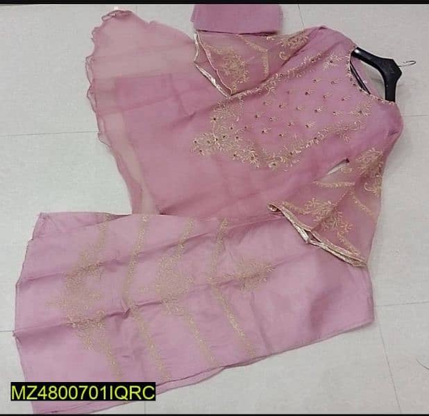 lady dress stitch pink sharara (small, medium, large) 1