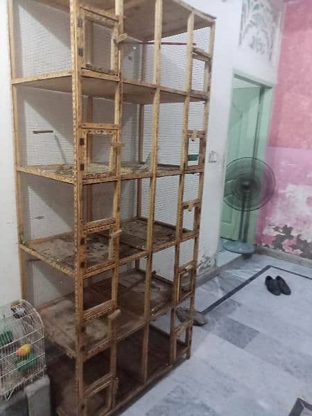 Birds wooden cage 10 poshan very strong 1