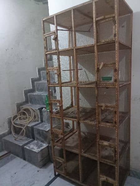 Birds wooden cage 10 poshan very strong 2