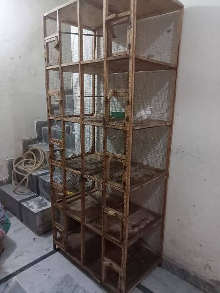 Birds wooden cage 10 poshan very strong 3