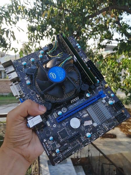 MSI H61 Motherboard with i7 3770 2