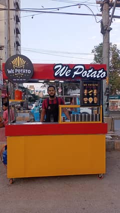 Fries Counter | Fries Cabin | Food Stall | Food Cart with accesories