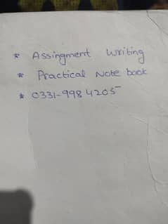 assignment writing