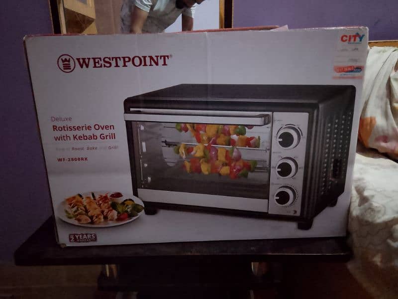 westpoint rotisserie oven with kebab Grill 0