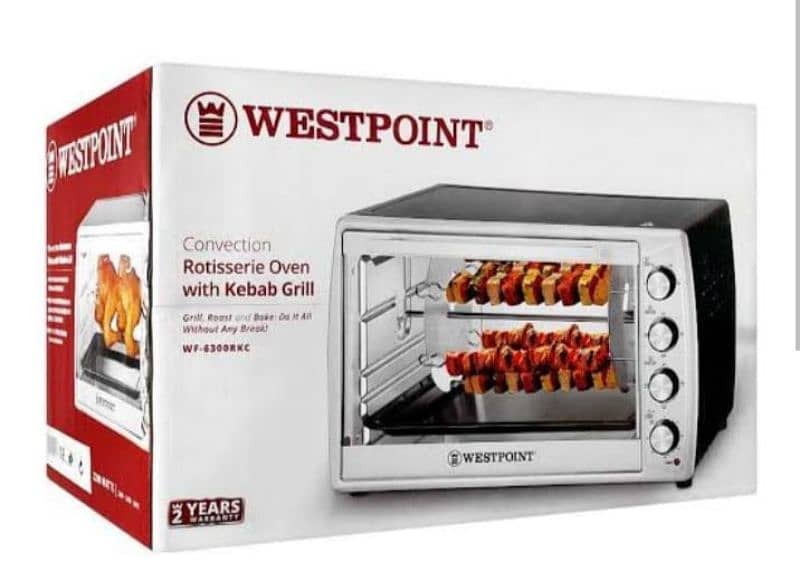 westpoint rotisserie oven with kebab Grill 2