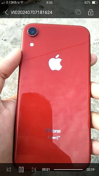 iphone xr 256gb jv sim will work 2 month all ok 1