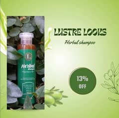 Hair Herbal Shampoo , Pure Organic, Luster look 0