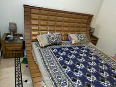 New Akhrot Wood Bedroom Set For Sale
