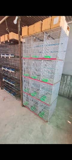 12 portion folding cage . Front Box option
