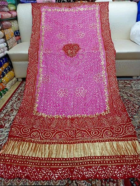 Pure indian gajii silk dubbta 17