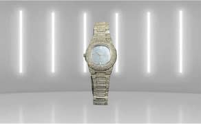 PATEK PHILIPE FULL STONE ICED OUT WATCH
