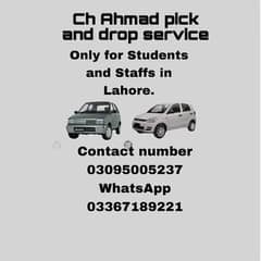 pick and drop service in Lahore.