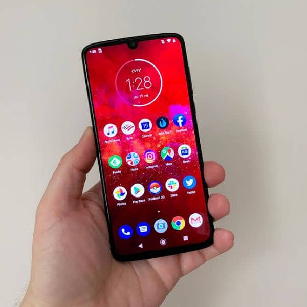 Motorola z4 in-display fingerprint 1