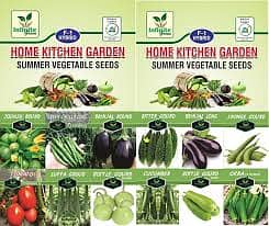 12 Kitchen Gardening Summer Vegetables Seeds 0