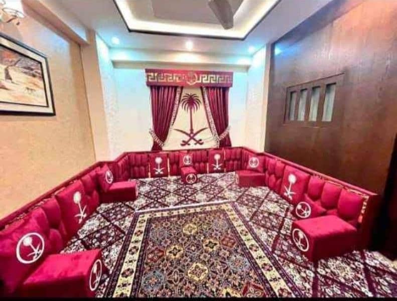 Arabic majlis curtains hujra setup order now 1