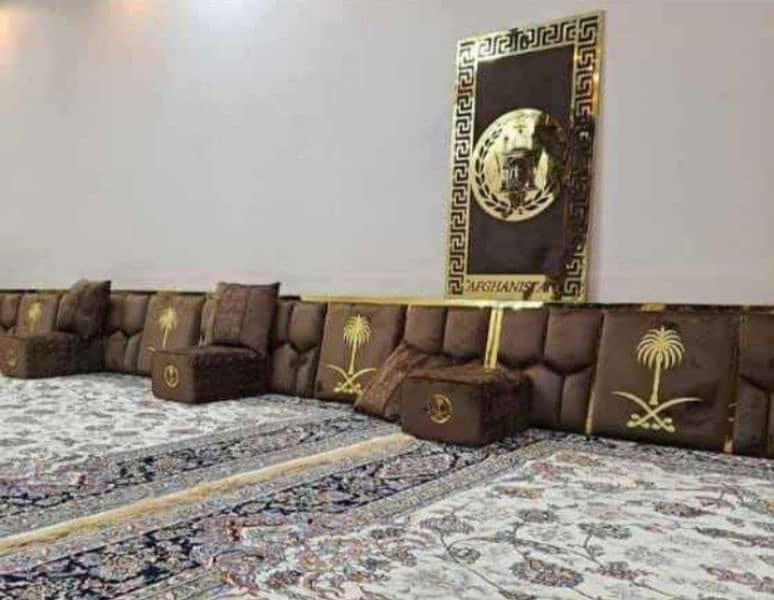 Arabic majlis curtains hujra setup order now 3