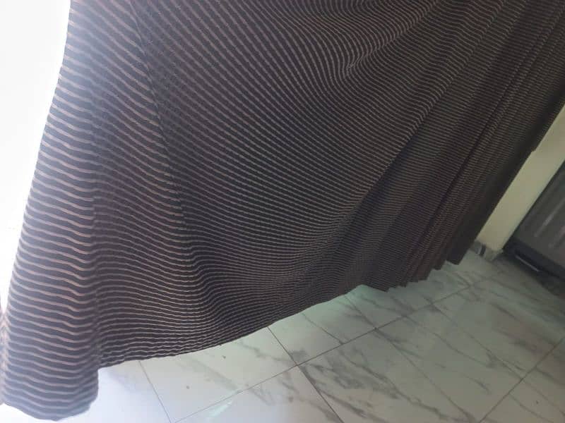 Brown curtains 1