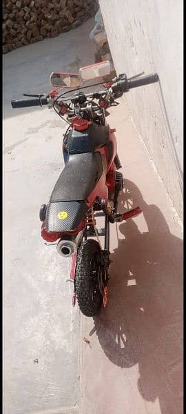 kids trail bike 49c petrol pa chalta ha bike mai koi masla nai ha. 2