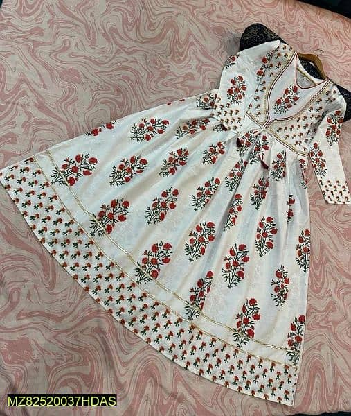 women s stitched cotton net embroidered maxi 2