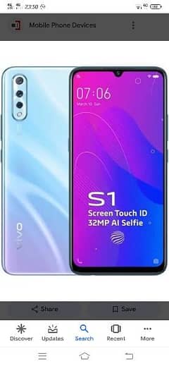 urgent I want to sale vivo s1.8/256 in 9.5/10 condition