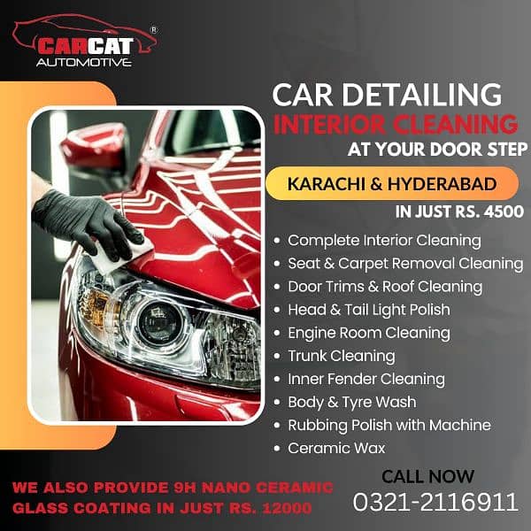 Car Detailing & Interior Cleaning 0