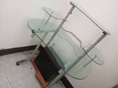 Glass Computer Table