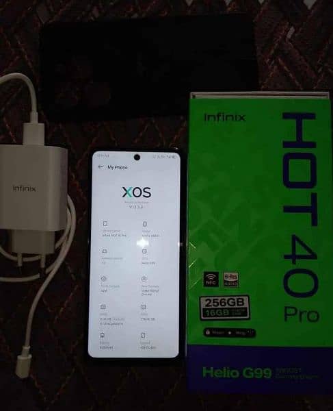 INFINIX HOT 40 PRO FULL BOX WITH 8 MONTHS WARENTE 3