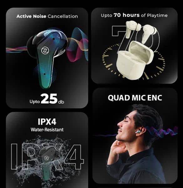 Wirelesss Airpods, Quantum Z-Buds (Limited Edition) Box Pack earbuds 11