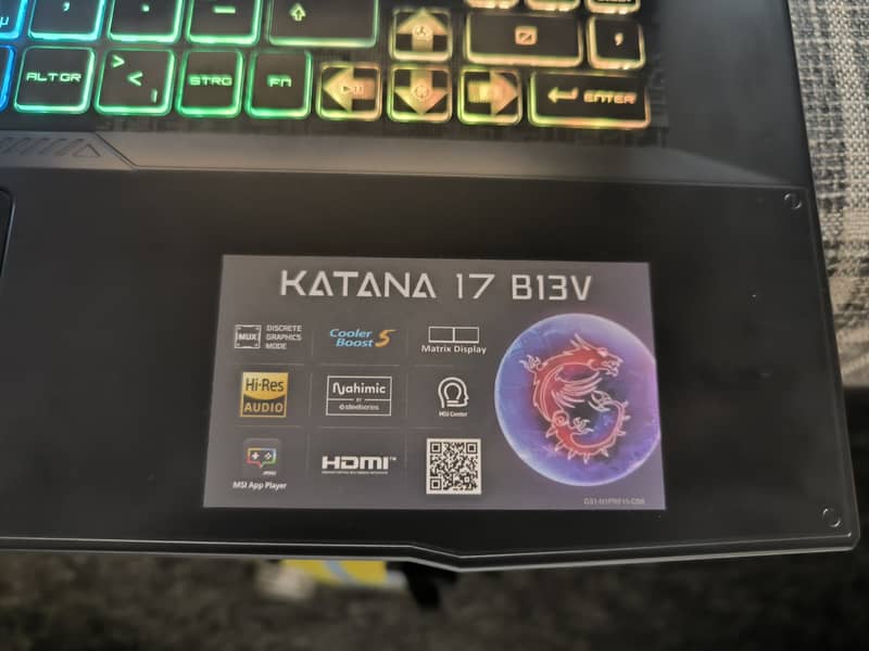 MSI Katana B13VGK 17'3'' i7 13th Gen 13620H, RTX 4070, 16 GB RAM, 1TB 3