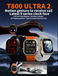 T800 Ultra Smart Watch With Single Strap | Full Display 3