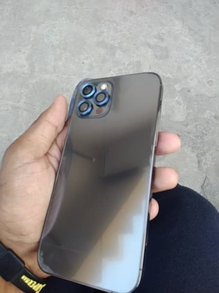 i phone 12 pro 256 GB Non PTA 4 month sim working  (03157034228) watsa 2