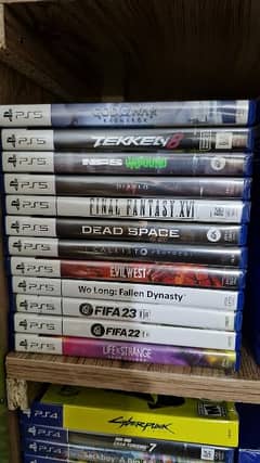 ps5 and PS4 games available
