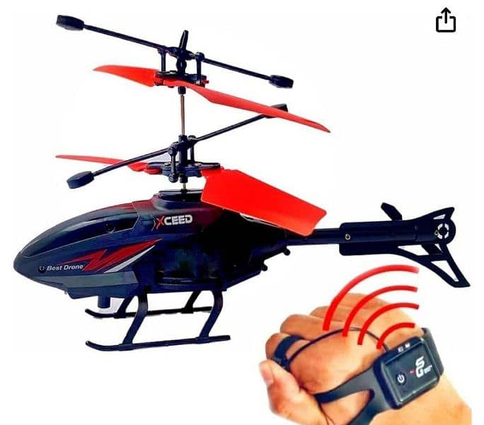 watch and hand sensor helicopter 1