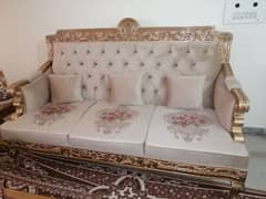 7 seater  wooden  sofa.