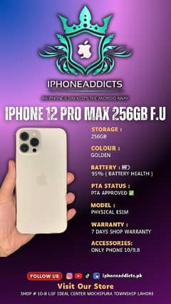 apple iphone 12 pro max 128gb , 12 pro max 256gb pta approved mobiles