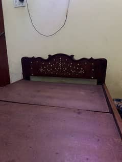 Wooden single bed for sale - very strong