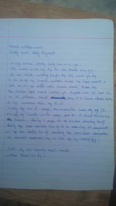 hand writing assignment work available 0