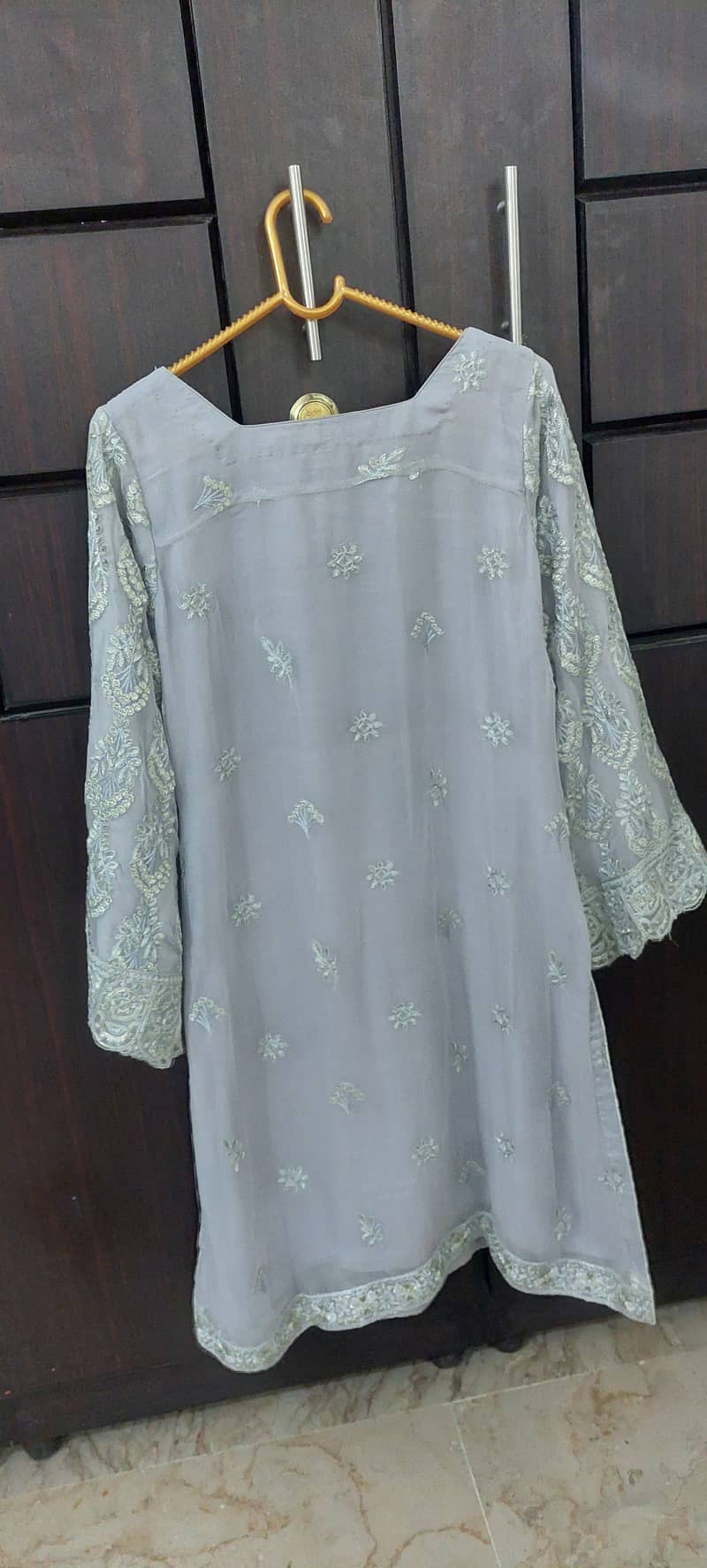 Decent Grey fancy formal ready to wear 1